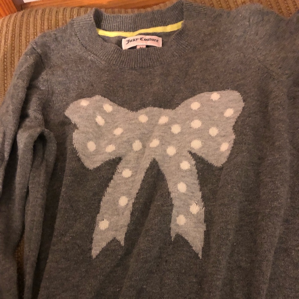 Girls medium juicy couture sweater
